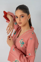 2-Pc Embroidered Shirt with Qlot Trouser SCNP-3-115